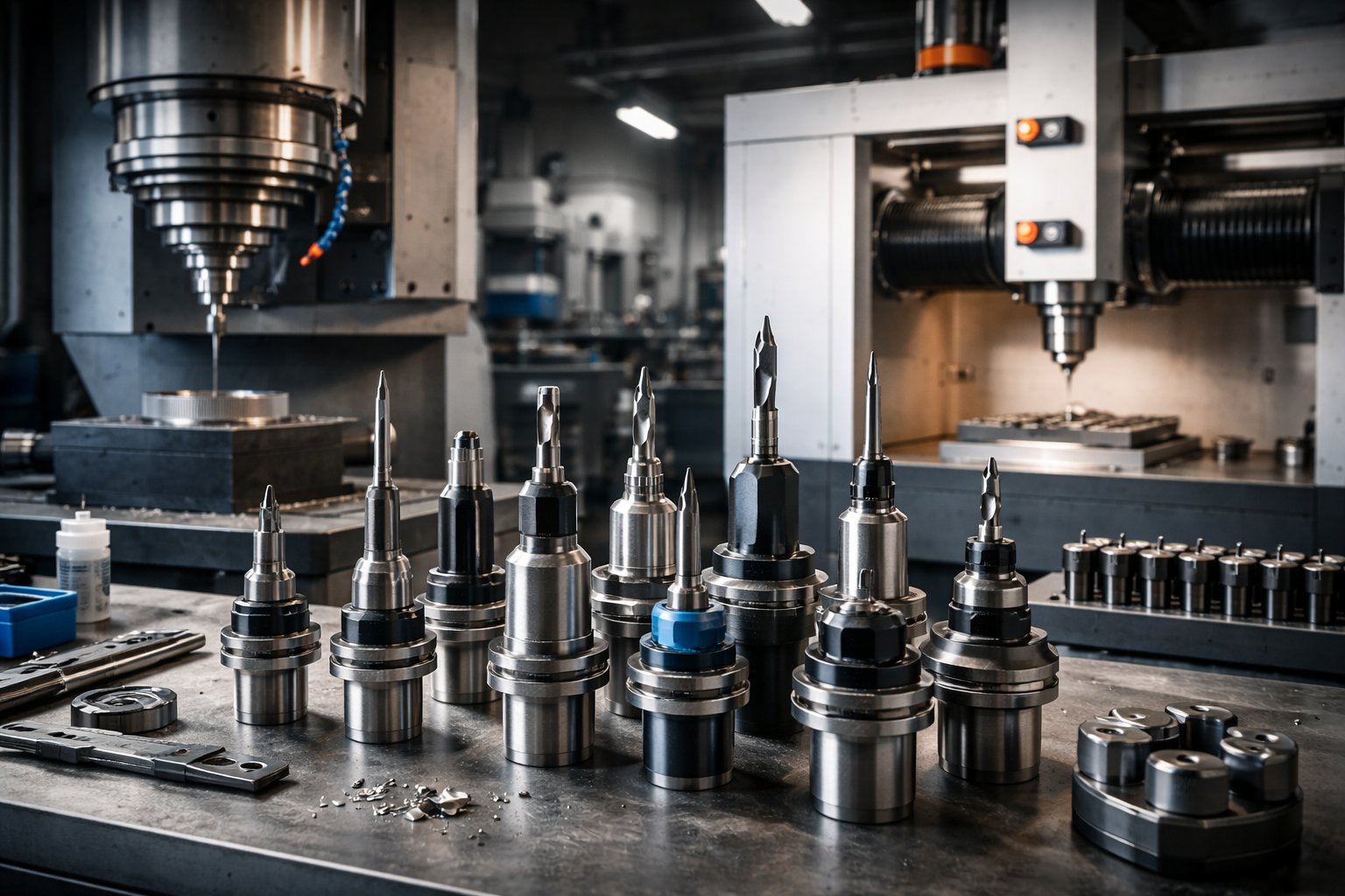 CNC machine in workshop